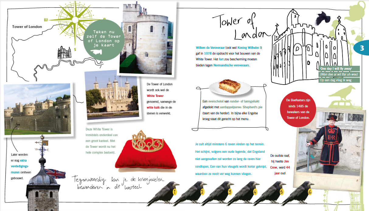 Voorbeeld pagina's Londen